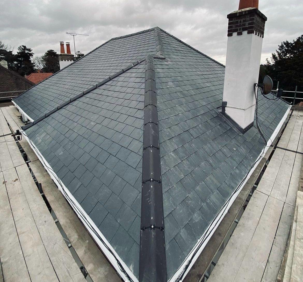 Natural Slate Hipped Roof