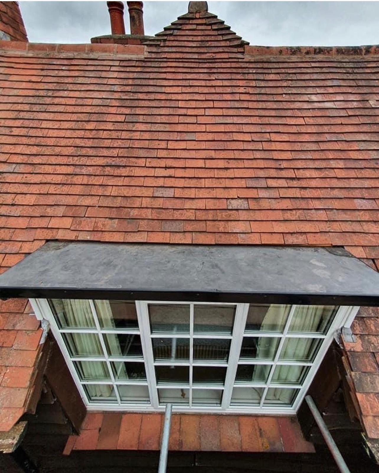 Plain Tile Roof with Slate Dormer